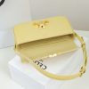 Best Replicas Bags - Replica Celine Triomphe Calfskin Shoulder Bag - Yellow Shine Shop For Best Louis Vuitton LV Replica Bags With Cheap Price