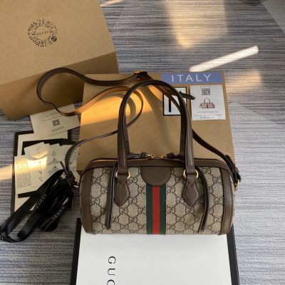 Replica Gucci Ophidia GG Small Boston Bag 602577
