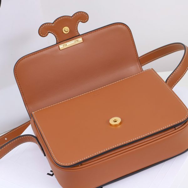 Celine Triomphe Replica Bag in Natural Calfskin Leather - Image 3