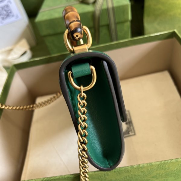 Replica Gucci GG Bamboo Top Handle Bag – Small - Image 3