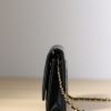 Best Replicas Bags - Chanel Replica WOC Black with Gold Chain Bag Shop For Best Louis Vuitton LV Replica Bags With Cheap Price