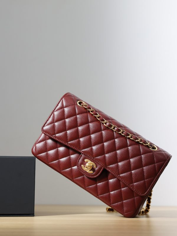 Replica Chanel CF 25 Red Classic Flap Bag - Image 7