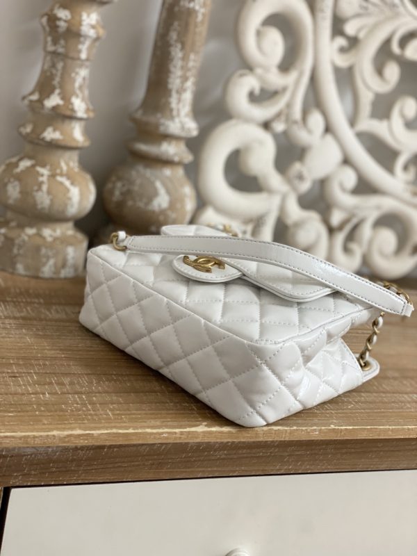 Replica Chanel CF Mini 3710 White - Timeless Elegance - Image 3