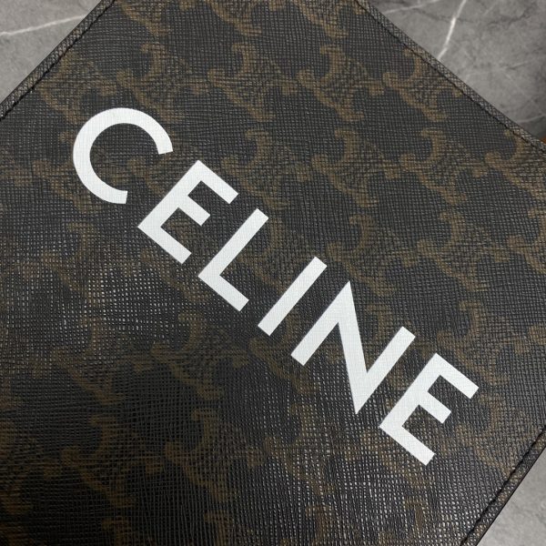 Replica Celine Triomphe Mini Tote in Black | Timeless Elegance - Image 4
