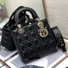 Best Replicas Bags - Replica Dior Lady Bag Black Patent Cannage M0565Owcb_M900 Shop For Best Louis Vuitton LV Replica Bags With Cheap Price