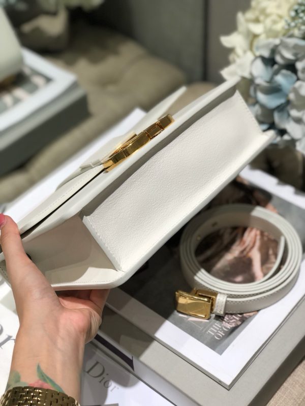 Replica Dior 30 Montaigne Bag in Latte Box Calfskin - Image 6