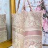 Best Replicas Bags - Replica Dior Book Tote Pink Toile De Jouy Embroidery M1286Ztdt_M956 Shop For Best Louis Vuitton LV Replica Bags With Cheap Price