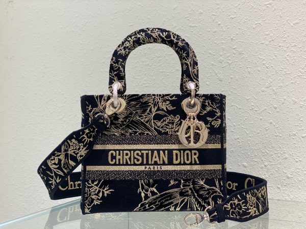 Replica Dior Medium Lady D-Lite Bag – Style M0565Ordz_M911 - Image 9
