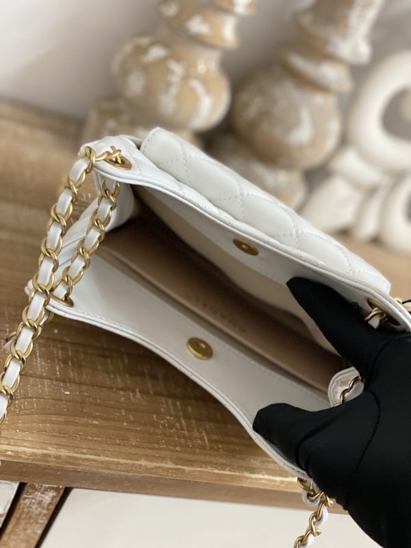 Replica Chanel CF Mini 3710 White - Timeless Elegance - Image 7