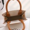 Best Replicas Bags - Celine Mini Vertical Cabas Replica - Textile & Calfskin Print Shop For Best Louis Vuitton LV Replica Bags With Cheap Price