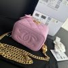 Best Replicas Bags - Replica Chanel Pink Calfskin Clutch with Chain & Gold Accents AP3203 Shop For Best Louis Vuitton LV Replica Bags With Cheap Price