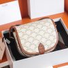 Best Replicas Bags - Celine Folco Medium Bag - Triomphe Canvas & Calfskin Replica Shop For Best Louis Vuitton LV Replica Bags With Cheap Price