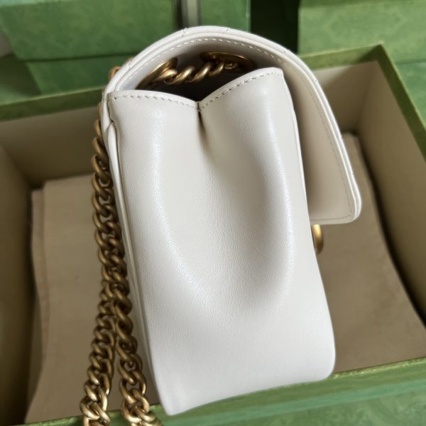 Replica Gucci Marmont GG White Handbag 739682 - Image 6