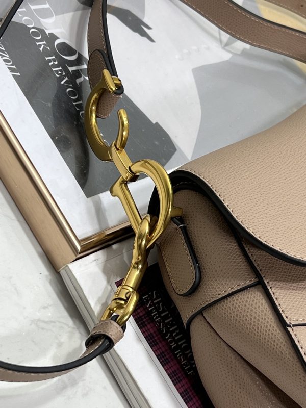 Replica Dior Saddle Bag in Sand Pink Calfskin - M0455Cbaa_M84P - Image 2