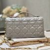 Best Replicas Bags - Replica Dior Miss Mini Bag - Metallic Gray Lambskin Elegance Shop For Best Louis Vuitton LV Replica Bags With Cheap Price