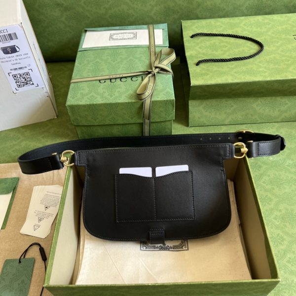 Replica Gucci Blondie Belt Bag in Black - Style 718154 - Image 9