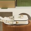 Best Replicas Bags - Replica Gucci Horsebit Shoulder Bag White Leather 602204 Shop For Best Louis Vuitton LV Replica Bags With Cheap Price