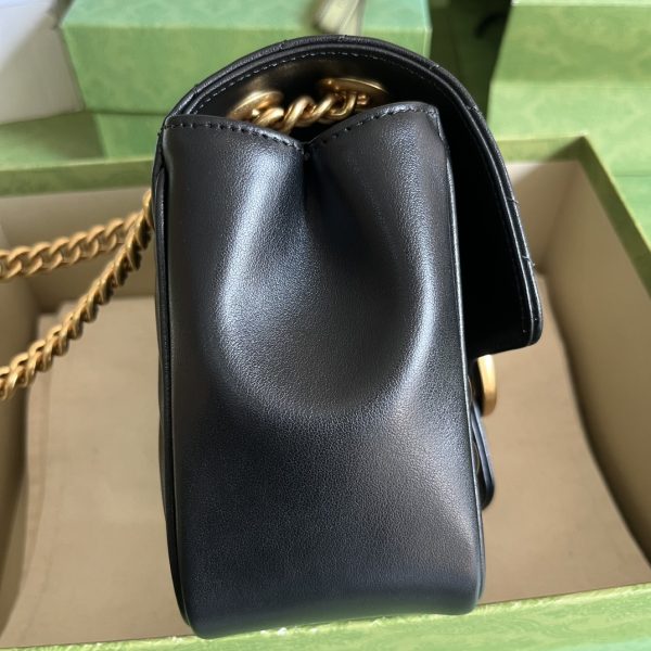 Replica Gucci Marmont GG Black 739682 Handbag - Image 8
