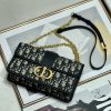 Best Replicas Bags - Blue Dior Oblique Jacquard Replica 30 Montaigne Bag M9208Utzq_M928 Shop For Best Louis Vuitton LV Replica Bags With Cheap Price