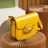 Best Replicas Bags - Gucci Horsebit 1955 Shoulder Bag - Yellow Leather Replica Shop For Best Louis Vuitton LV Replica Bags With Cheap Price