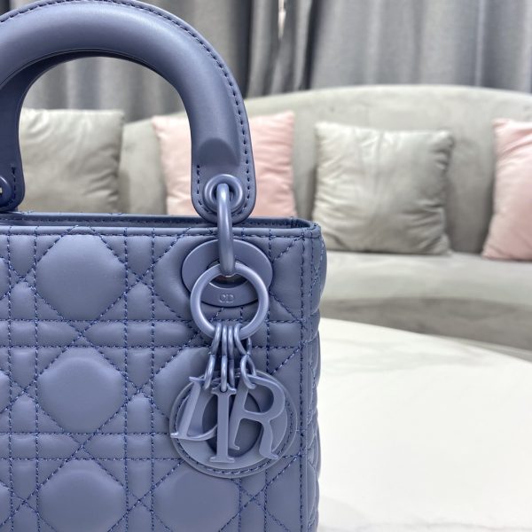 Dior Mini Lady D-Lite Replica Bag in Pink - Image 4