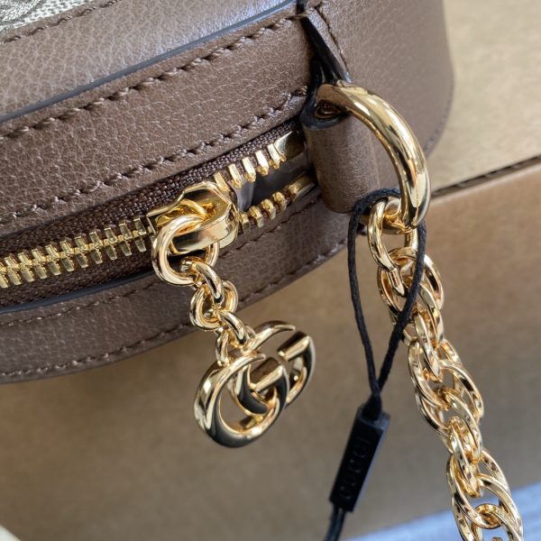 Replica Gucci Ophidia Mini GG Round Shoulder Bag - Image 2