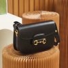Best Replicas Bags - Gucci Horsebit 1955 Replica Shoulder Bag – Black Leather Shop For Best Louis Vuitton LV Replica Bags With Cheap Price