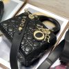 Best Replicas Bags - Replica Dior Lady Bag Black Patent Cannage M0565Owcb_M900 Shop For Best Louis Vuitton LV Replica Bags With Cheap Price