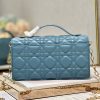 Best Replicas Bags - Replica Dior Mini Bag: Peacock Blue Cannage Lambskin Shop For Best Louis Vuitton LV Replica Bags With Cheap Price
