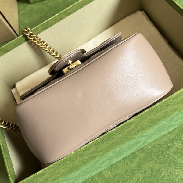 Replica Gucci Marmont GG Pink Handbag 739682 - Image 8