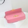 Best Replicas Bags - Replica Celine Triomphe Shoulder Bag - Shiny Calfskin Pink Shop For Best Louis Vuitton LV Replica Bags With Cheap Price