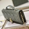 Best Replicas Bags - Dior Miss Mini Bag Replica in Rock Gray Patent Calfskin Shop For Best Louis Vuitton LV Replica Bags With Cheap Price
