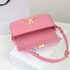 Best Replicas Bags - Replica Celine Triomphe Shoulder Bag - Shiny Calfskin Pink Shop For Best Louis Vuitton LV Replica Bags With Cheap Price