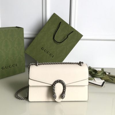 Replica Gucci Dionysus Shoulder Bag in Pure White