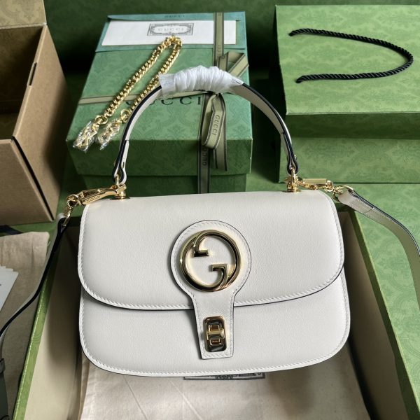 White Gucci Blondie Top-Handle Replica Bag - Style 735101