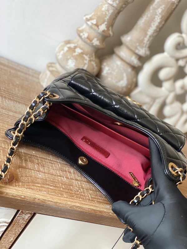 Chanel CF Mini 3690 Black Replica Handbag - Image 2