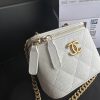 Best Replicas Bags - White Replica Chanel Clutch with Chain & Gold-Tone Metal Shop For Best Louis Vuitton LV Replica Bags With Cheap Price