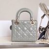 Best Replicas Bags - Replica Dior Mini Lady Dior Bag - Cloud Blue Patent Calfskin Shop For Best Louis Vuitton LV Replica Bags With Cheap Price