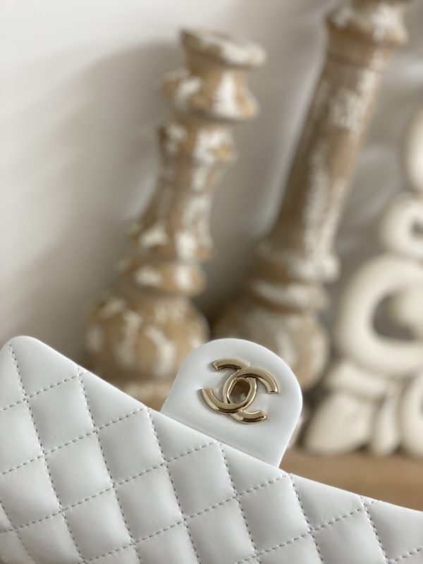Replica Chanel CF Mini 1787 in White - Image 5