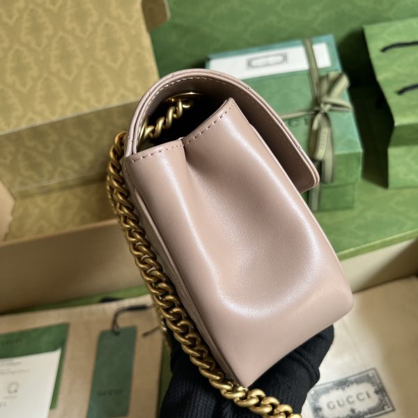 Replica Gucci Marmont GG Pink Handbag 739682 - Image 9
