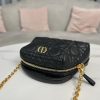 Best Replicas Bags - Replica Dior Caro Mini Bag in Black, Style S5163Uwhc_M900 Shop For Best Louis Vuitton LV Replica Bags With Cheap Price