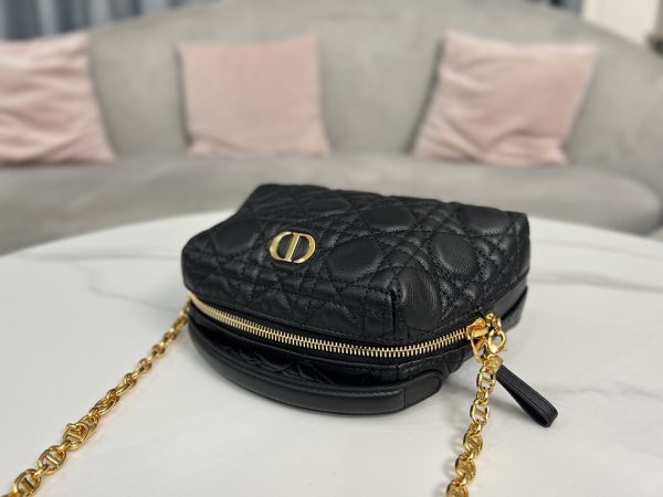 Replica Dior Caro Mini Bag in Black, Style S5163Uwhc_M900 - Image 8