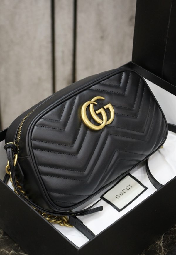 Replica Gucci GG Marmont Matelasse Shoulder Bag 447632 - Image 4