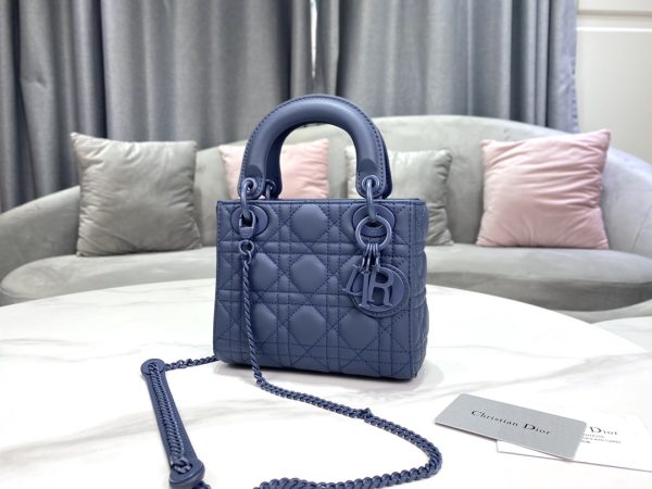 Dior Mini Lady D-Lite Replica Bag in Pink - Image 7