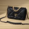 Best Replicas Bags - Replica Chanel CF 19 Black Handbag – Timeless Elegance Shop For Best Louis Vuitton LV Replica Bags With Cheap Price