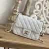 Best Replicas Bags - Replica Chanel CF Mini 1786 in White | Luxe Style Shop For Best Louis Vuitton LV Replica Bags With Cheap Price
