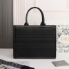 Best Replicas Bags - Replica Dior Book Tote Medium Black Calfskin M1265Ztqt_M911 Shop For Best Louis Vuitton LV Replica Bags With Cheap Price