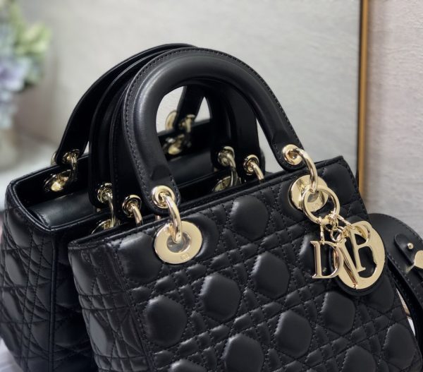 Replica Dior Lady Bag Black Patent Cannage M0565Owcb_M900 - Image 7