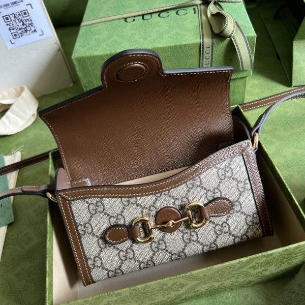 Replica Gucci Horsebit 1955 Mini Bag 699296 - Image 7