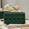 Best Replicas Bags - Replica Dior Miss Mini Bag in Rose Pine Green Patent Shop For Best Louis Vuitton LV Replica Bags With Cheap Price